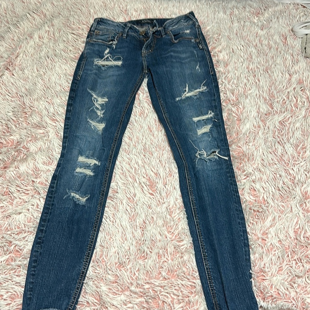 Silver jeans